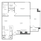 The Ashcroft | 1 bed 1 bath | 700 Sq ft
