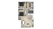 3 Bed 1 Bath