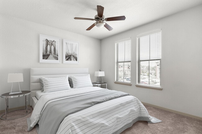 Spacious bedrooms that feel like home.