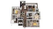 C1_3Bed_2Bath_1515 Sq Ft