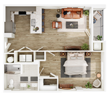 A4 ADA floor plan The Seventeen Hundred on East