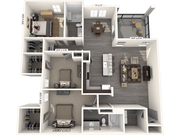 C1 floor plan Lone Oak