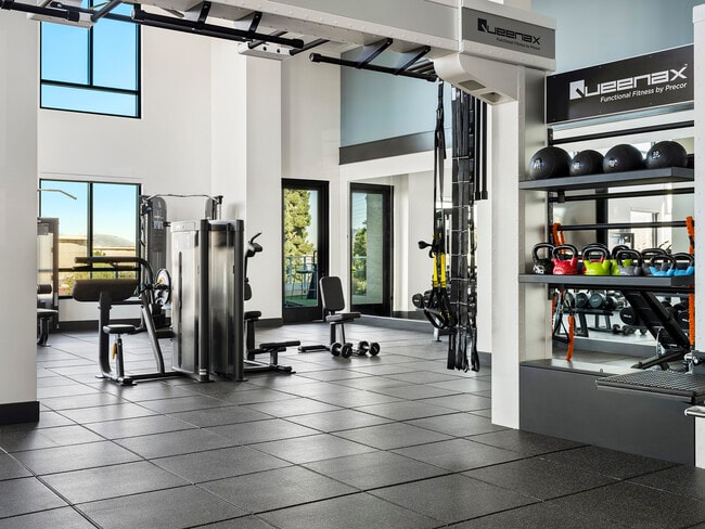 Fitness center with natural light