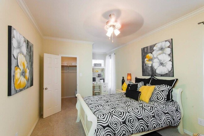 Bedroom with Walk-In Closet - The Meadows at North Richland Hills Apartm...