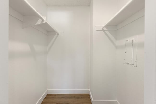 Walk-in closets built for style and function.