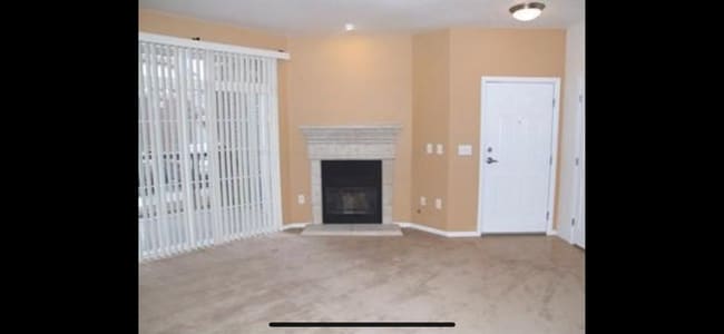 Fire place and entrance - 3852 S Dallas St Unit 106