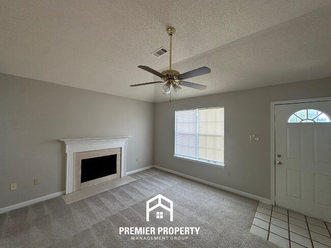 3BR/2BA Cordova Rental with High Ceilings, Tile Kitchen Flooring & Fireplace