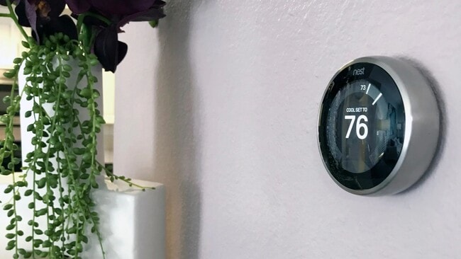 Smart thermostats included in each apartment home