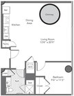 1H floor plan The Hecht Warehouse
