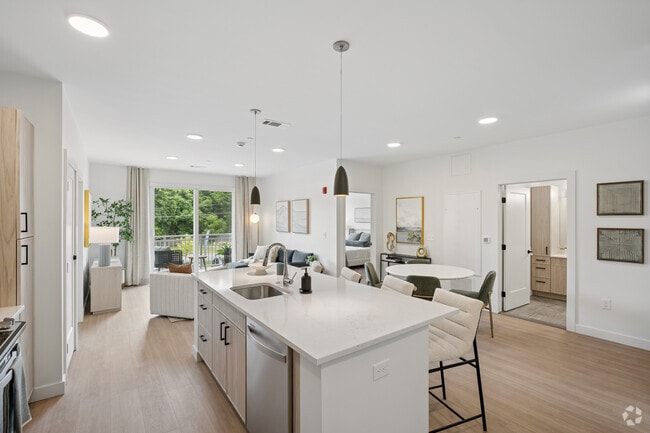 2BR, 2BA - 1,155SF - Kitchen/ Dining Room