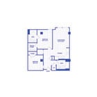 B1 floor plan Watermark at Buzzard Point