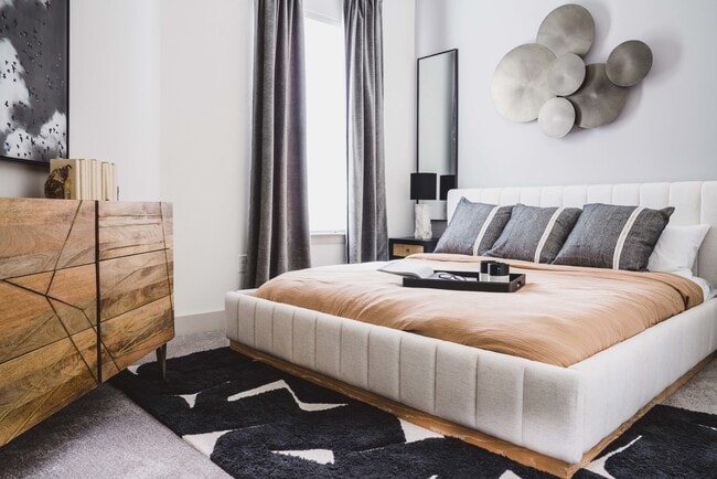 Spacious and bright bedrooms