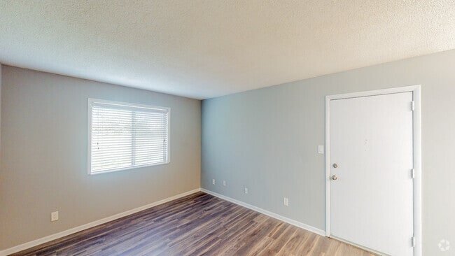 Living room - plank flooring
