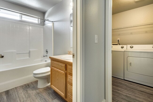 BATHROOM AND LAUNDRY ROOM - Faith Landing Apartments