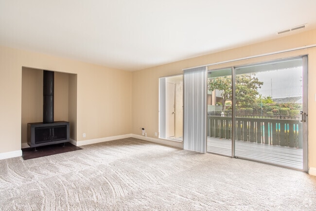 2BR, 1BA - Pinot Living Room with Balcony