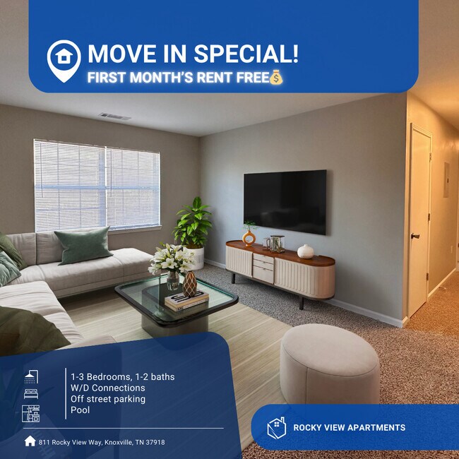 Move In Special for apartment in Knoxville - Rocky View Apartments