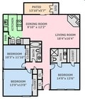 3BR/2BA