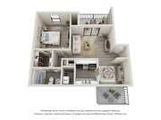 1 Bedroom Floorplan