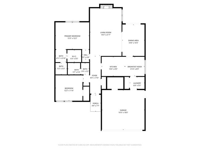 Photo - 2 bed 2 bath Duplex in with Large Living Room.