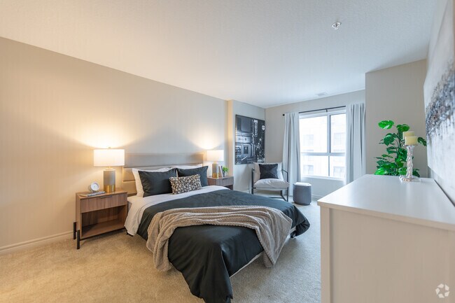 2BR, 2BA - 1,214SF -Primary Bedroom - Talbot Terrace