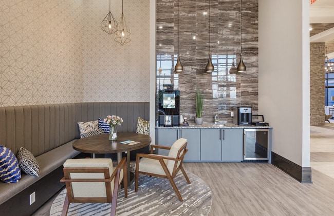 Lounge with Coffee Bar - The Pendleton at Cranberry Woods