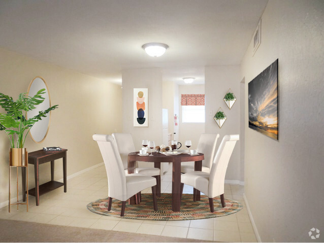 Dining Area in Two Bedroom - Walden Apartment Homes