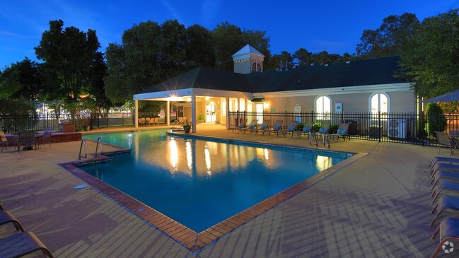 Night View of Pool - Impressions Rental