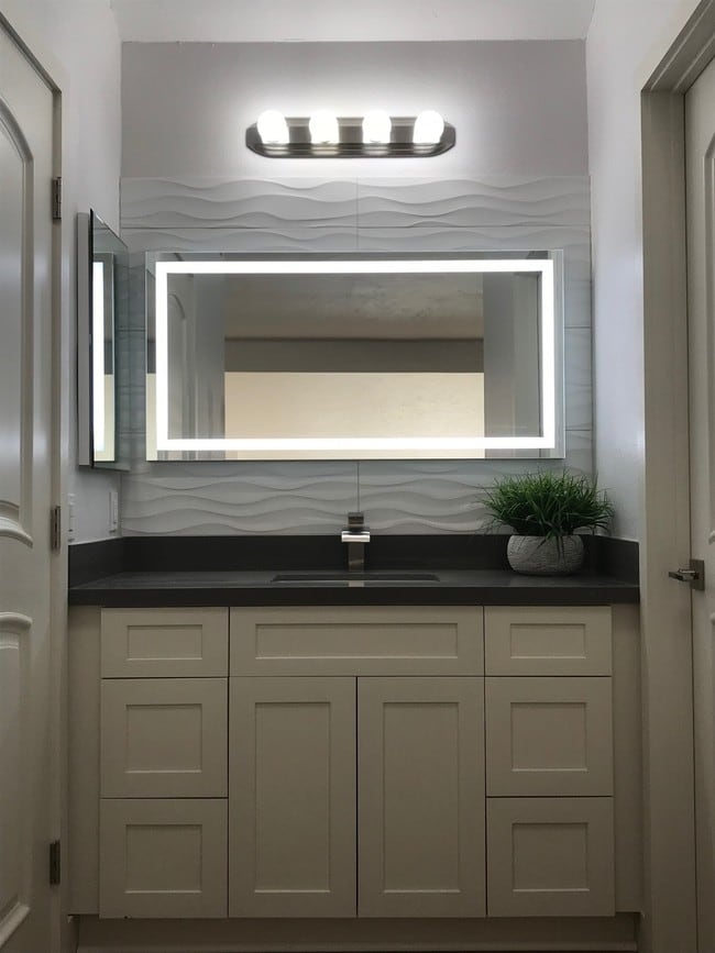 Vanity with Back-Lit LED Mirror - 247 Oahu Way Unit 247