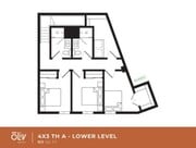 4x3 TH A - Lower Level