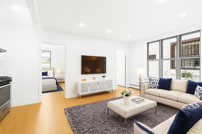 Living Room w/virtual staging - 426 McDonald Ave Apartments Unit 2R