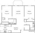 2BR/2BA