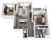 Floor Plan C2 | 22 Slate | Apartments in Madison, WI