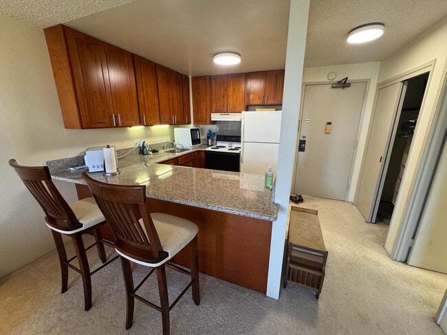 Photo - Available Now! Furnished Downtown 1 Bed/ 1 Bath Condo with A/C & Pool at Kukui Plaza Unit E909