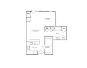 AvanaCliffsideFP_S1b_Studio1b_600sf