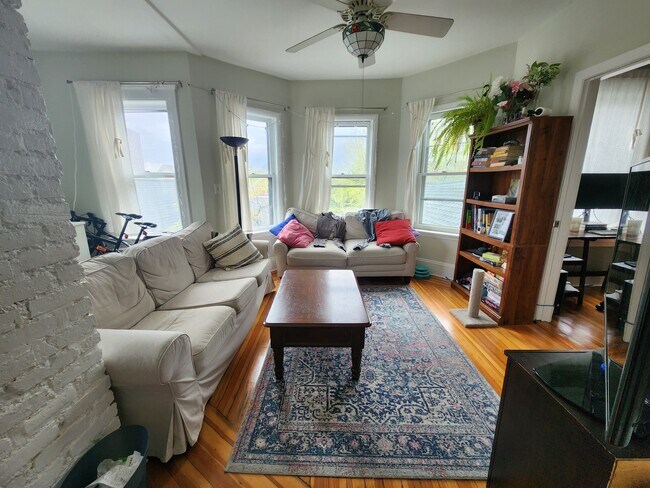 Living Room - 410 Norfolk St Apartments Unit 3