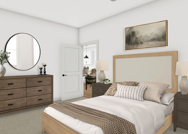 Garrett Uptown Bedroom Rendering - Garrett Uptown