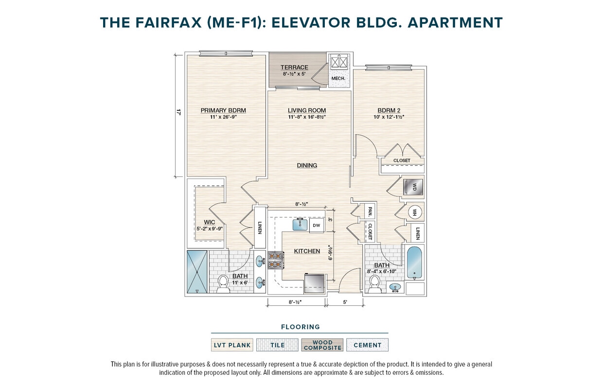 Floor Plan - The Fairfax (ME-F1)