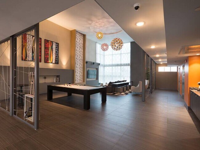 Tenants can enjoy a game of pool 24/7 in our Lobby.