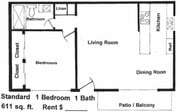 1BR/1BA