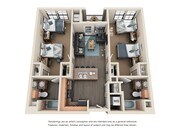 2 BR 2 Bath Premium