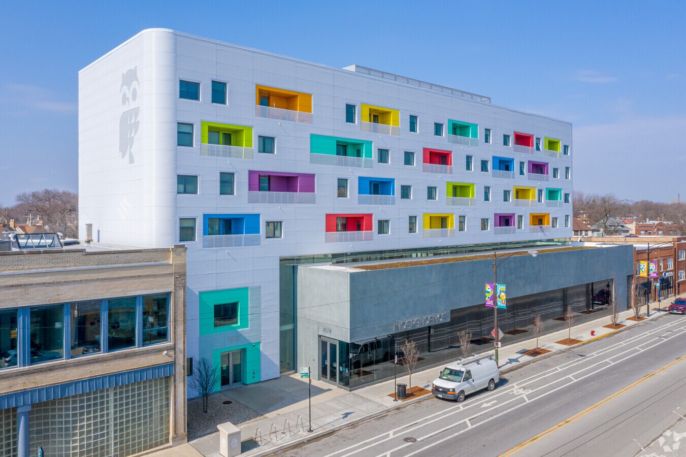 Independence Branch Library and Apartments - Independence Branch Library and Apartments