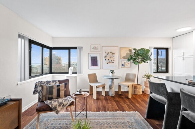 Dining Space at Skye Apartments in Seattle, WA 98121