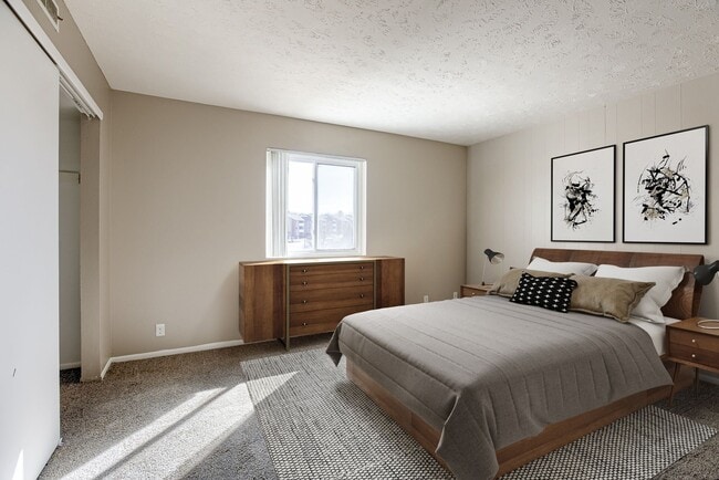 Omaha, NE Evergreen Terrace Apartments | 11A | Bedroom - Evergreen Terrace