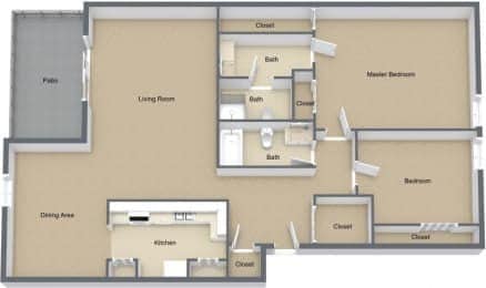 Floor Plan - Oak