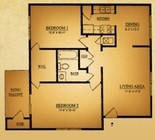 2BR/1BA