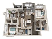 B4N.1 | 2x2 | 1263 sf