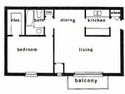 1BR/1BA