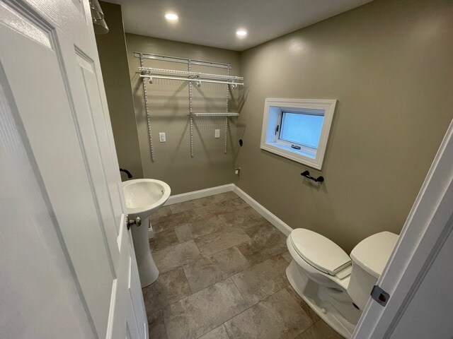Half bath on first floor - 213 Maple St