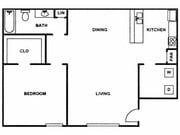 1BR/1BA