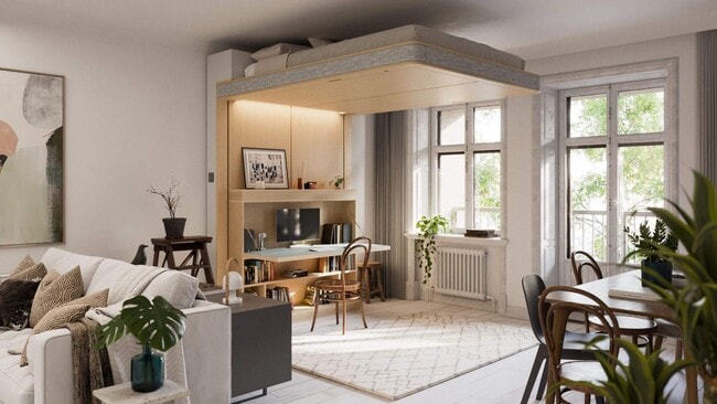 Example of a Ori Cloud Bed Sofa - C & C Residences